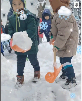 "Балапан" тобы  Қыс қызығы. Қысқы еңбекке баулу ❄