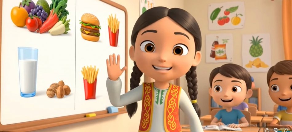 🍎🥦 Пайдалы тағамдар 🍔🥤 Зиянды тамақтар